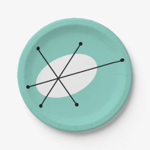 Dazzle Blue paper plate