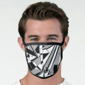dazzle camo face mask (Worn Him)