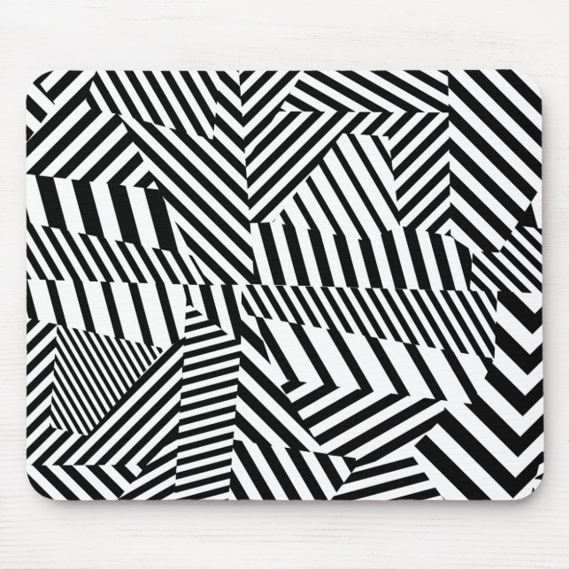 Dazzle Camouflage Mouse Pad (Front)