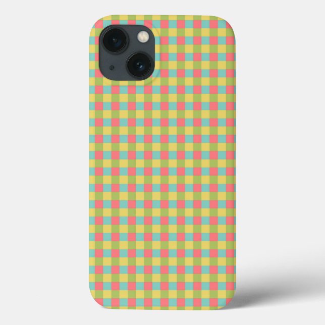 Dazzle Check iPad Mini case (Back)