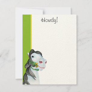 Dazzle Howdy Flat Note Cards