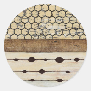 Dazzle II Classic Round Sticker