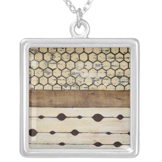 Dazzle II Silver Plated Necklace (Front)