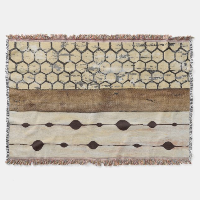 Dazzle II Throw Blanket (Front)