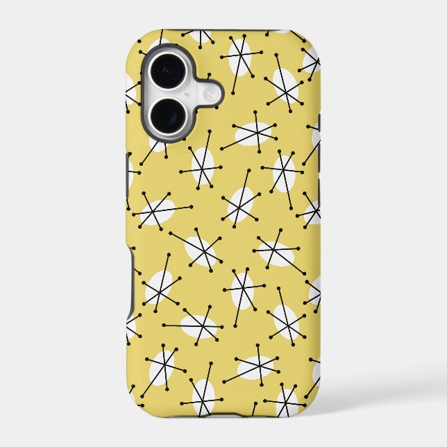 Dazzle Multi Yellow iPhone case (Back)