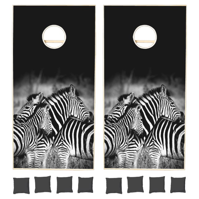 Dazzle of Zebra  Cornhole Set (Set)