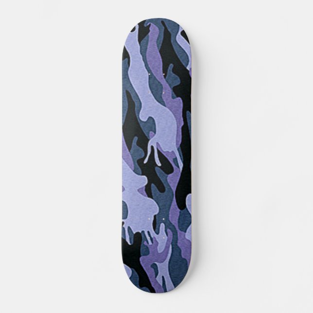 Dazzle Pattern Skateboard Deck (Front)