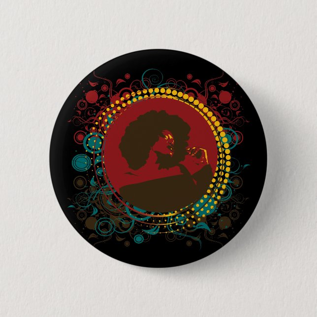Dazzle Pinback Button (Front)