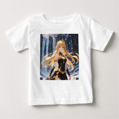 Dazzle with Animated Elegance _ Wearable Art for  Baby T_Shirt