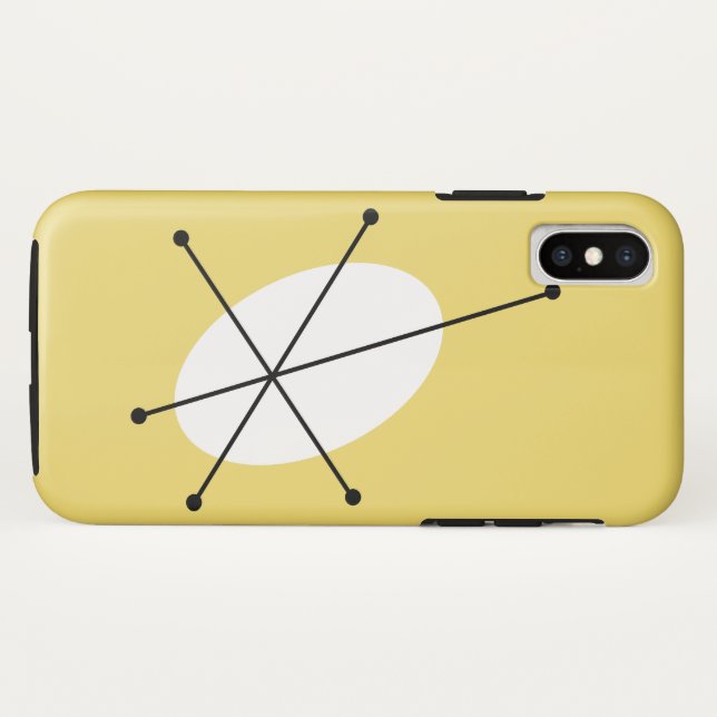 Dazzle Yellow iPhone case (Back (Horizontal))