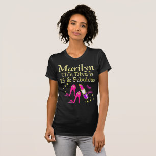 DAZZLING 25 & FABULOUS PERSONALIZED T SHIRT