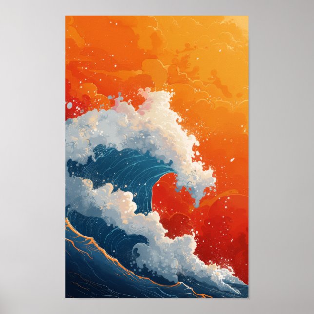 Dazzling 2D Vector Semi-Realism Wallpaper in Pop A Poster (Front)