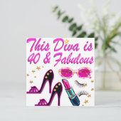 DAZZLING 40TH DIVA (Standing Front)