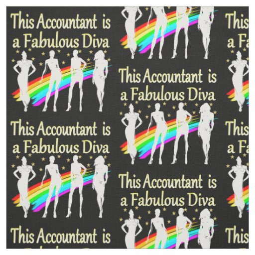 DAZZLING ACCOUNTANT DIVA DESIGN FABRIC