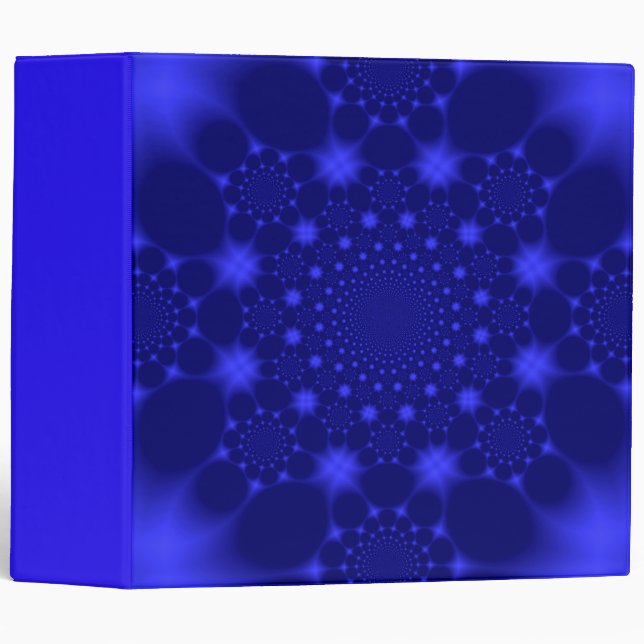 Dazzling Blue 3 Ring Binder (Front/Spine)