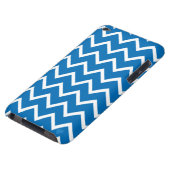 Dazzling Blue Chevron iPod Touch G4 Case (Bottom)