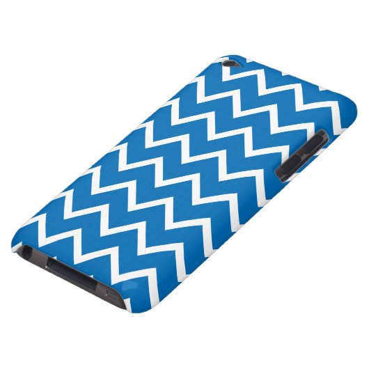 Dazzling Blue Chevron iPod Touch G4 Case (Bottom)