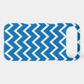 Dazzling Blue Chevron iPod Touch G4 Case (Back (Horizontal))