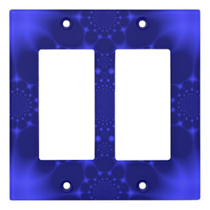 Dazzling Blue Light Switch Cover