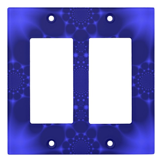 Dazzling Blue Light Switch Cover (Front)