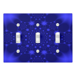 Dazzling Blue Light Switch Cover