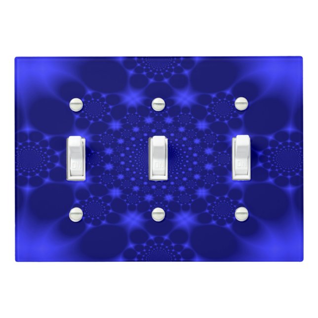 Dazzling Blue Light Switch Cover (In Situ)