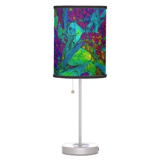 Dazzling Blue Purple and Green Table Lamp (Right)