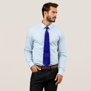 Dazzling Blue - Tiles Neck Tie