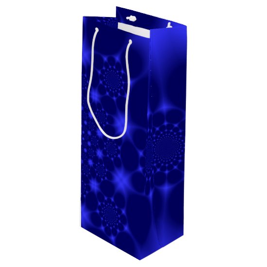 Dazzling Blue Wine Gift Bag