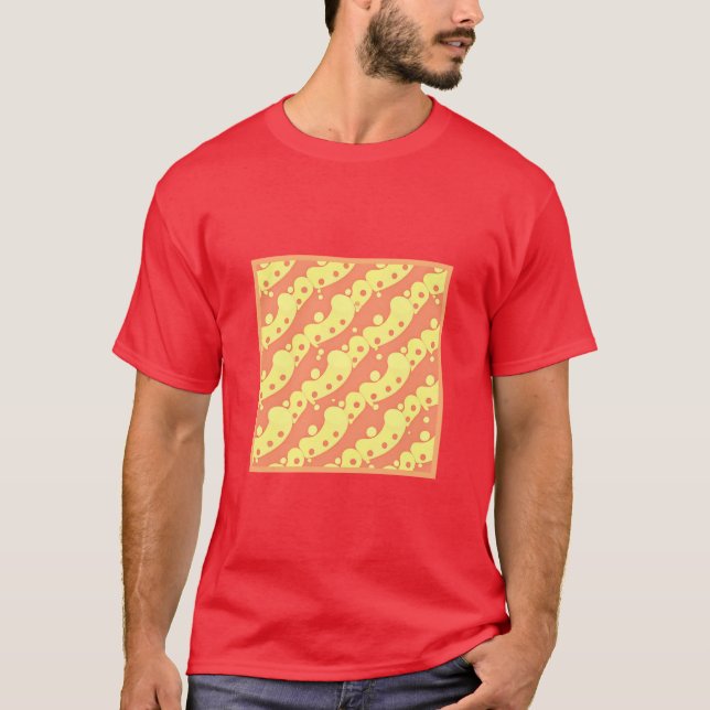 Dazzling Colorful Abstraction Pattern T-Shirt (Front)
