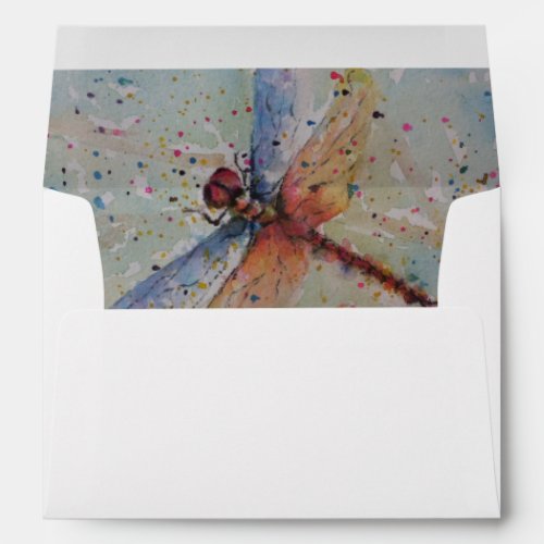 DAZZLING COLORFUL DRAGON FLY ENVELOPE