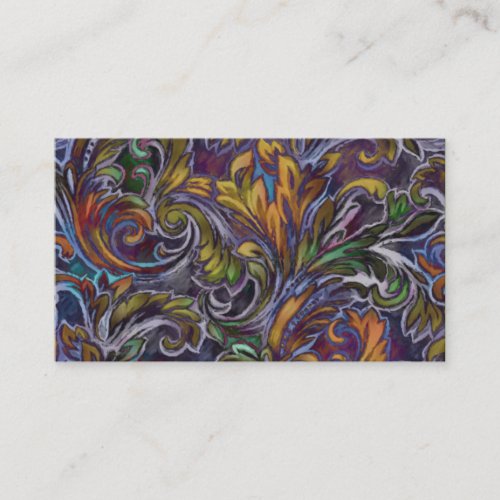 Dazzling Damask Business Card