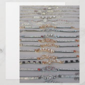 Dazzling Decorated Diamond Chain Artwork Jewelry  (Front/Back)
