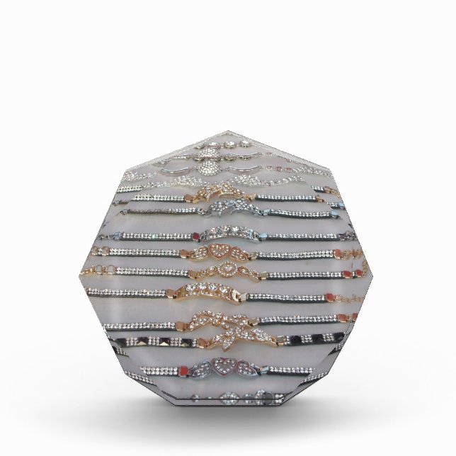 Dazzling Decorated Diamond Chain Artwork Jewelry  Award (Front)