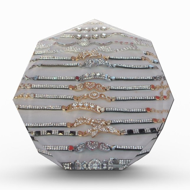 Dazzling Decorated Diamond Chain Artwork Jewelry  Award (Front)