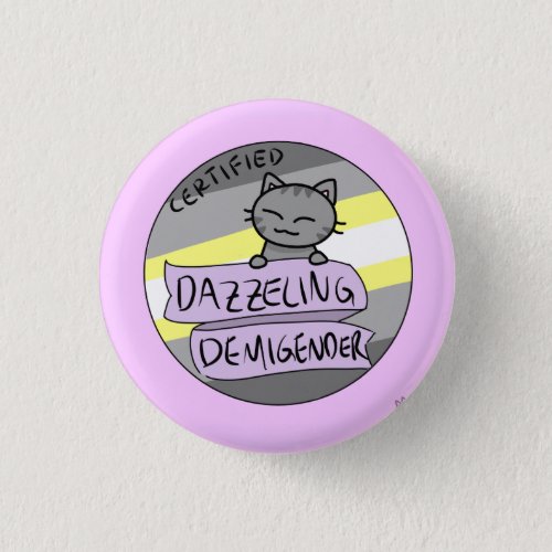 Dazzling Demigender Button