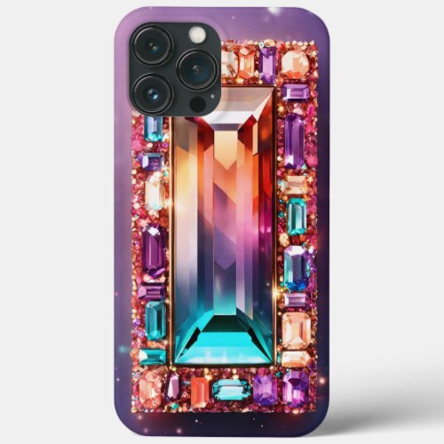 Dazzling Design Stylized Letter D iPhone 13 Pro Max Case