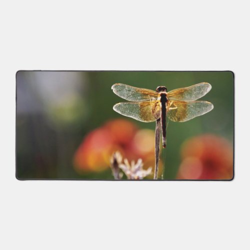 Dazzling Dragonfly Desk Mat