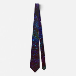 Dazzling Galactic Mermaid Neck Tie