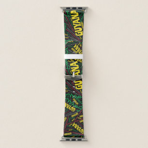 Dazzling Guyana Flag Colors Patriotic Apple Watch Band