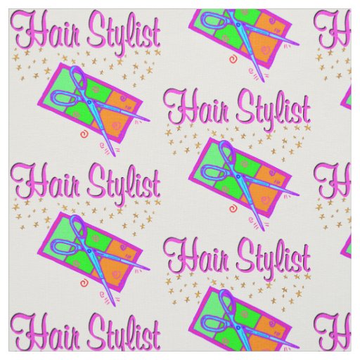DAZZLING HAIR STYLIST AND BEAUTICIAN FABRIC