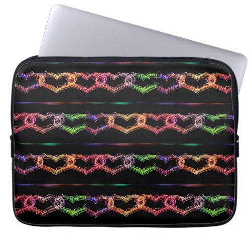 DAZZLING HEARTS LAPTOP SLEEVE OR CASE