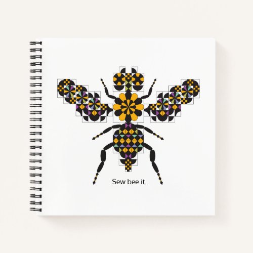 Dazzling Honey Bee Quilt Pattern Notebook