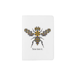 Dazzling Honey Bee Quilt Pattern Passport Holder