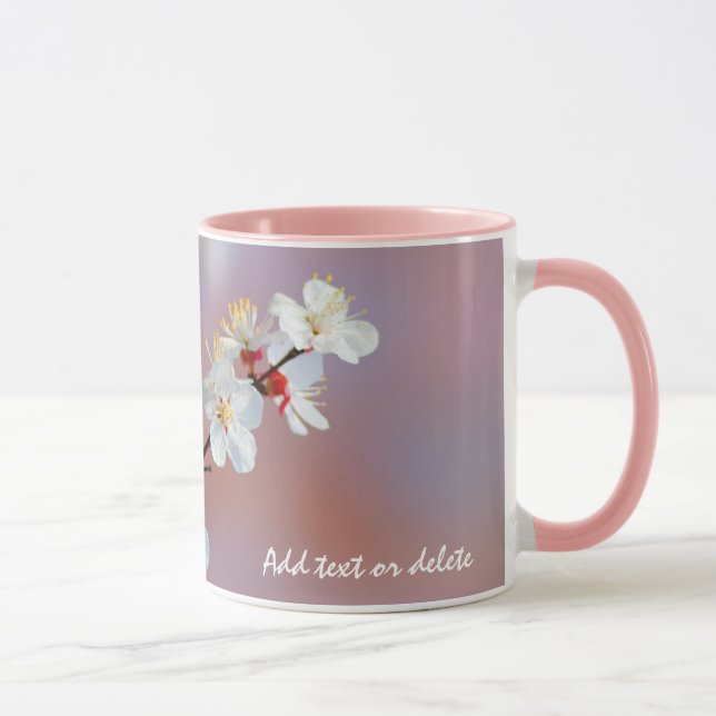 Dazzling Japanese Apricot Blossoms Mug (Right)