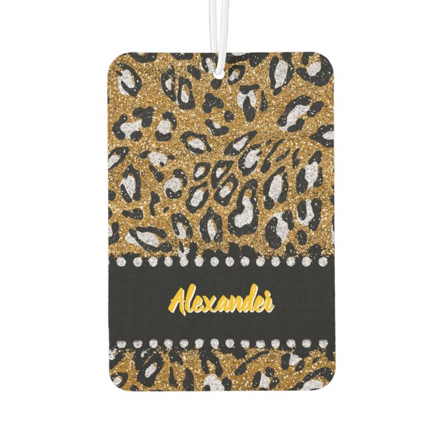 Dazzling Leopardprint design inspired by a Leopard Air Freshener (Back)