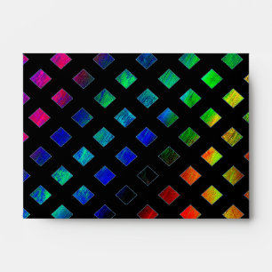 Dazzling Multi Colored Diamonds Envelope