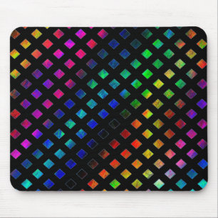 Dazzling Multi Colored Diamonds Mouse Pad