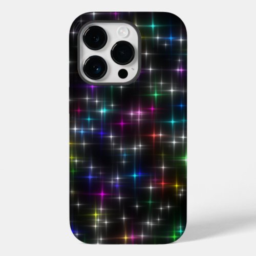 Dazzling Multicolor Stars Case_Mate iPhone 14 Pro Case