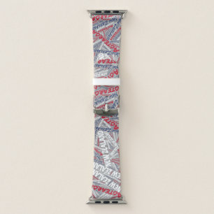 Dazzling New Zealand Flag Colors Patriotic Apple Watch Band